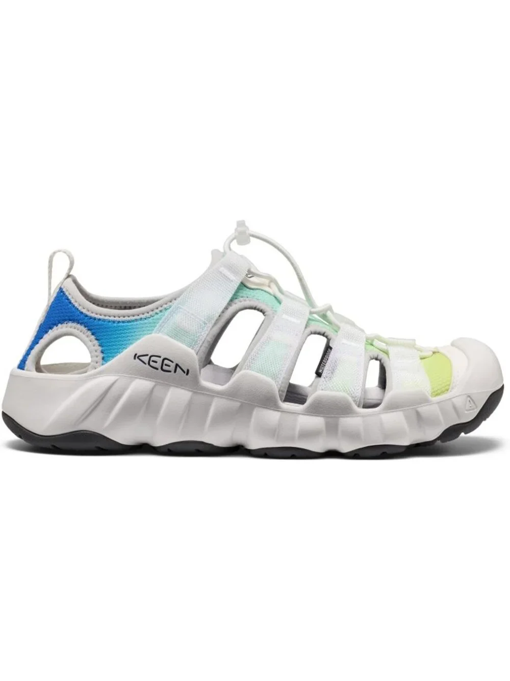 Men's White Hyper port Closed Toe Breathable Easy On Comfortable Sandal Shoes